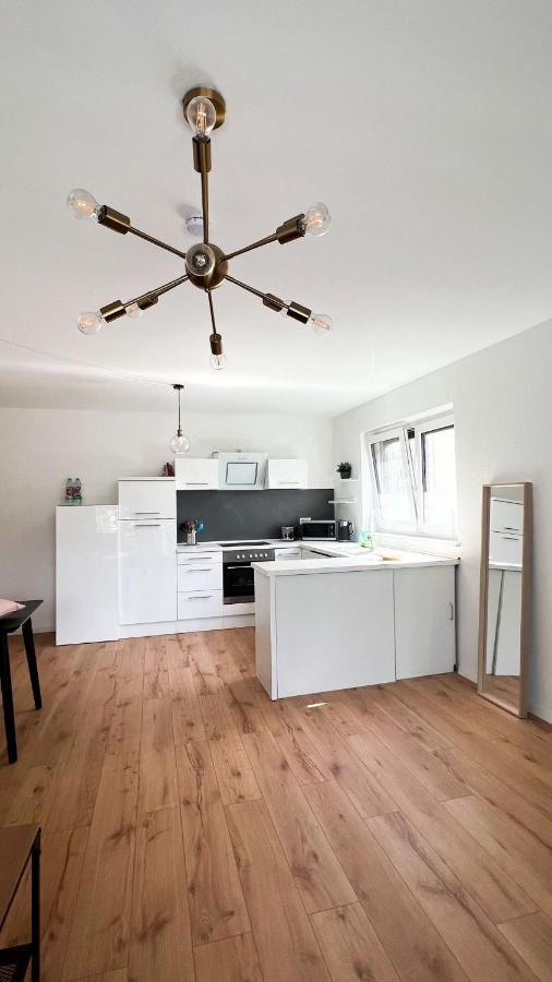 2 Zkb Apartment In Mannheim Kueche - Parken - Grosser Tv Eksteriør bilde