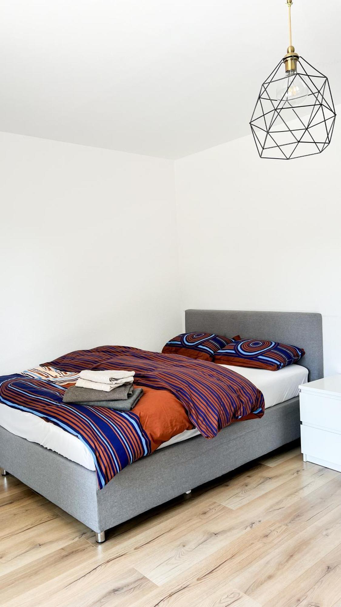 2 Zkb Apartment In Mannheim Kueche - Parken - Grosser Tv Eksteriør bilde
