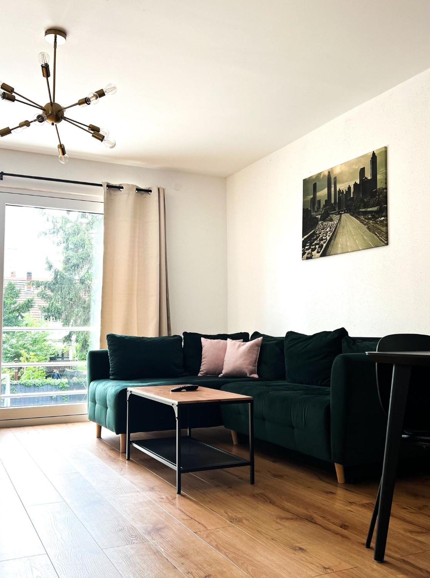 2 Zkb Apartment In Mannheim Kueche - Parken - Grosser Tv Eksteriør bilde