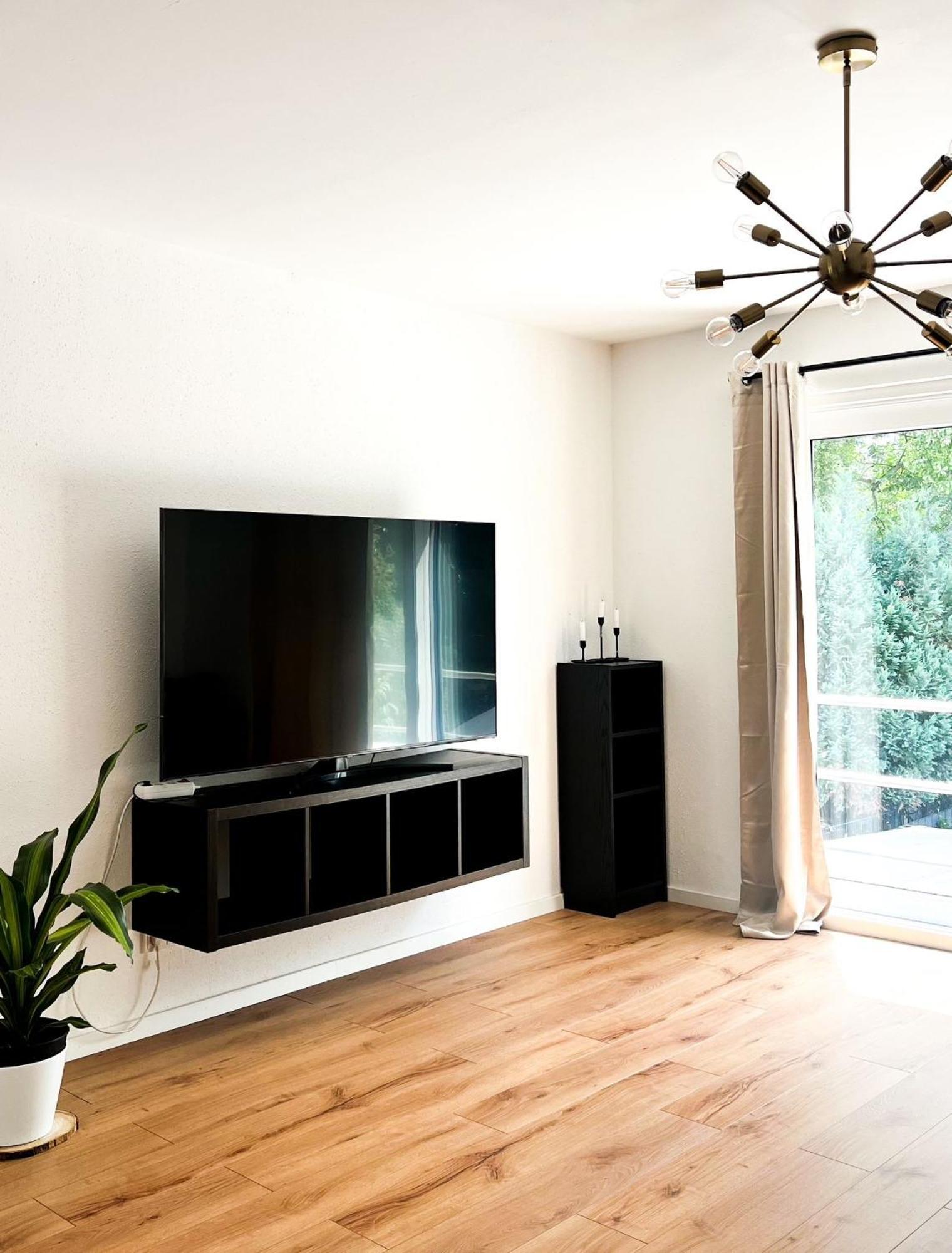 2 Zkb Apartment In Mannheim Kueche - Parken - Grosser Tv Eksteriør bilde